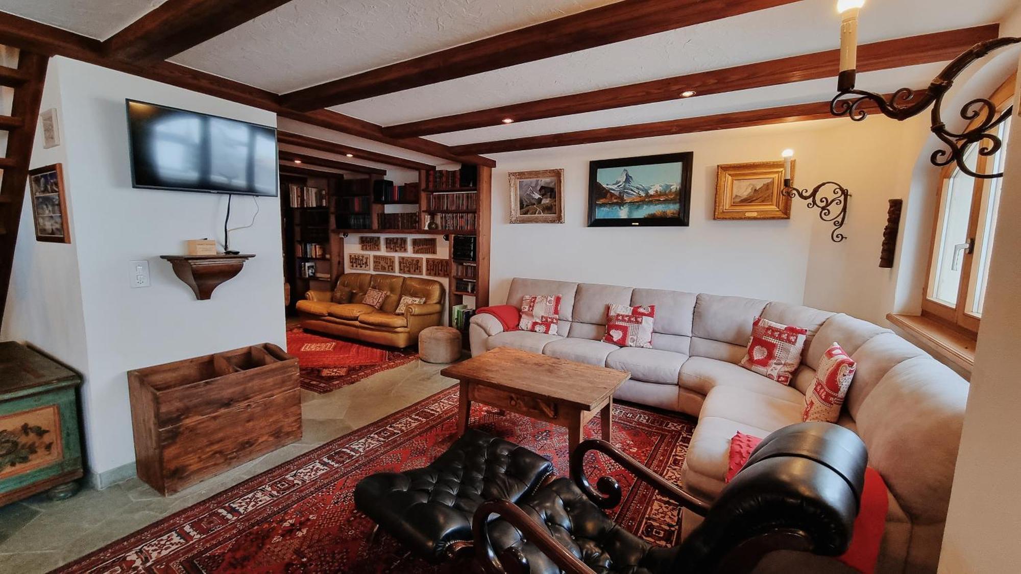 Haus Tiefbach - Apartment Cervino 采尔马特 外观 照片